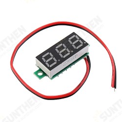 0.28 Inch Two-wire 2.5-30V Three-wire 0-100/500V Digital Display DC Voltmeter Adjustable Voltage Meter 0.28 Inch Two-wire 2.5-30V Three-wire 0-100/500V Digital Display DC Voltmeter Adjustable Voltage Meter