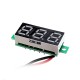 0.28 Inch Two-wire 2.5-30V Three-wire 0-100/500V Digital Display DC Voltmeter Adjustable Voltage Meter