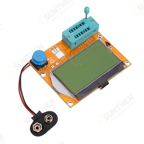 LCR-T4 12864 LCD Graphical Transistor Tester Resistance Capacitance ESR SCR Meter