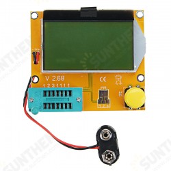 LCR-T4 Mega328 Transistor Tester Diode Triode Capacitance ESR Meter With Shell LCR-T4 Mega328 Transistor Tester Diode Triode Capacitance ESR Meter With Shell