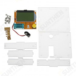 LCR-T4 Mega328 Transistor Tester Diode Triode Capacitance ESR Meter With Shell LCR-T4 Mega328 Transistor Tester Diode Triode Capacitance ESR Meter With Shell