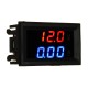 Mini Digital Voltmeter Ammeter DC 100V 10A Voltmeter Current Meter Tester Blue+Red Dual LED Display