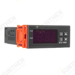 STC-1000 110V/220V/12V/24V 10A 2 Relay Output LED Digital Temperature Controller Thermostat Incubator With Sensor Heater And Cooler STC-1000 110V/220V/12V/24V 10A 2 Relay Output LED Digital Temperature Controller Thermostat Incubator With Sensor Heater And Cooler