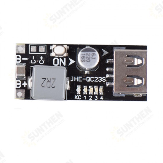 JHE-QC23S Voltage Boost Display Step Up USB Charging Module