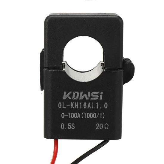 KWS-AC301 8 in1 Voltmeter Ammeter AC 50-300V Power Energy Meter LED Digital AC Wattmeter Electricity Meter 0-100A