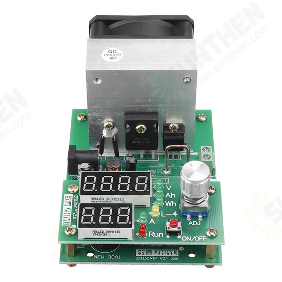 60W / 110W 9.99A 30V Constant Current Electronic Load Aging Battery Capacity Tester