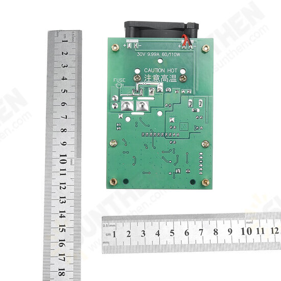 60W / 110W 9.99A 30V Constant Current Electronic Load Aging Battery Capacity Tester