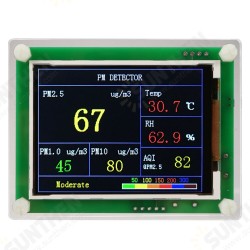 PM1.0 PM2.5 PM10 Meaturing Module Air Quality Dust Sensor Tester Support Export Data Monitoring Home Office Car Tools PM1.0 PM2.5 PM10 Meaturing Module Air Quality Dust Sensor Tester Support Export Data Monitoring Home Office Car Tools