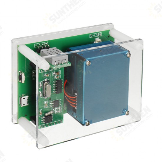 PM1.0 PM2.5 PM10 Meaturing Module Air Quality Dust Sensor Tester Support Export Data Monitoring Home Office Car Tools