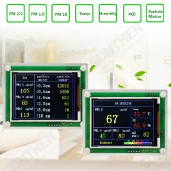 PM1.0 PM2.5 PM10 Module Air Quality Dust Sensor Tester with 2.8 Inch LCD Display for Monitoring Home Office Car Tools PM1.0 PM2.5 PM10 Module Air Quality Dust Sensor Tester with 2.8 Inch LCD Display for Monitoring Home Office Car Tools