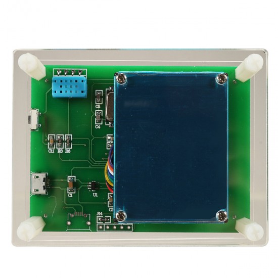 PM1.0 PM2.5 PM10 Module Air Quality Dust Sensor Tester with 2.8 Inch LCD Display for Monitoring Home Office Car Tools