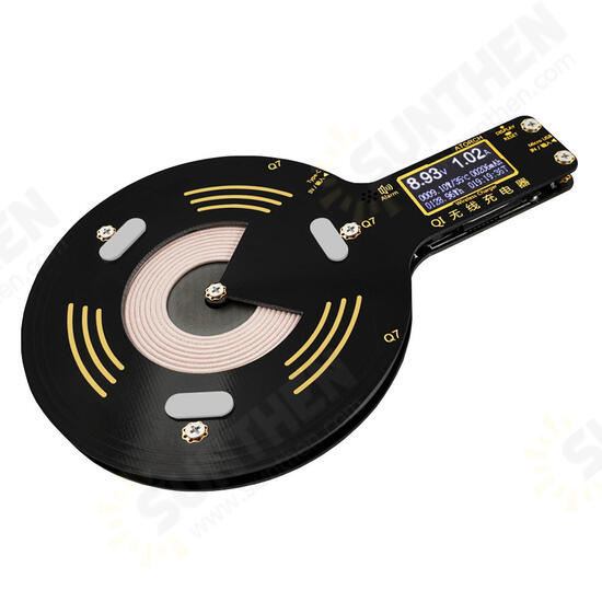QC2.0/3.0 Wireless 10W Fast Charger Mobile Phone Tester For Apple HuVoltage and Current Display QC2.0/3.0 Wireless 10W Fast Charger Mobile Phone Tester For Apple HuVoltage and Current Display