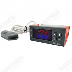 SHT2000 Digital Temperature Humidity Controller Home Fridge Thermostat Humidistat Thermometer Hygrometer AC 110V 220V SHT2000 Digital Temperature Humidity Controller Home Fridge Thermostat Humidistat Thermometer Hygrometer AC 110V 220V