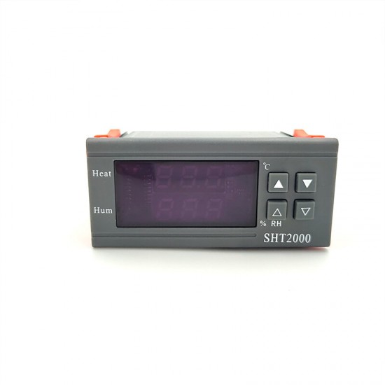 SHT2000 Digital Temperature Humidity Controller Home Fridge Thermostat Humidistat Thermometer Hygrometer AC 110V 220V