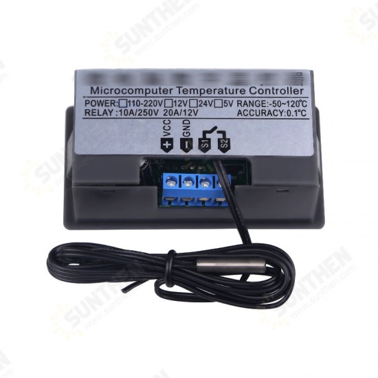 Temperature Controller Digital Display Thermostat Module Temperature Control Switch Micro Temperature Control Board