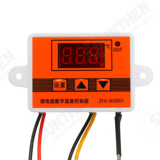 W3003 12V/24V/220V Microcomputer Digital Display Intelligent Temperature Controller Electronic For Burner Fuel Machine Controller