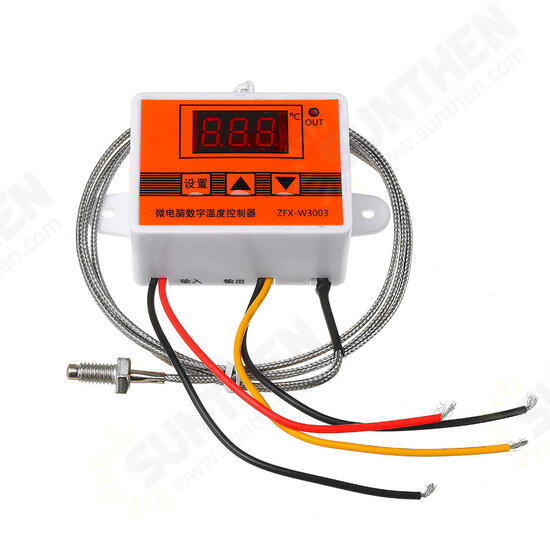 W3003 12V/24V/220V Microcomputer Digital Display Intelligent Temperature Controller Electronic For Burner Fuel Machine Controller