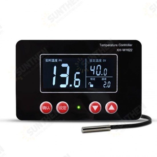 XH-W1622 110-220V Digital Thermostat LCD Display Incubation Constant Temperature Heating Controller Pet Box