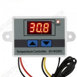 XH-W3001 10A 12V 24V 220V AC Digital LED Temperature Controller for Incubator Cooling Heating Switch Thermostat NTC Sensor XH-W3001 10A 12V 24V 220V AC Digital LED Temperature Controller for Incubator Cooling Heating Switch Thermostat NTC Sensor
