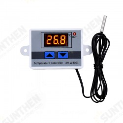 XH-W3001 10A 12V 24V 220V AC Digital LED Temperature Controller for Incubator Cooling Heating Switch Thermostat NTC Sensor XH-W3001 10A 12V 24V 220V AC Digital LED Temperature Controller for Incubator Cooling Heating Switch Thermostat NTC Sensor