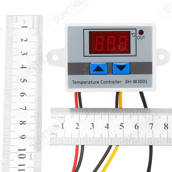 XH-W3001 Microcomputer Digital Temperature Controller Thermostat Temperature Control Switch With Display