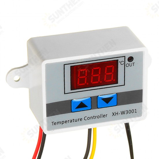 XH-W3001 Microcomputer Digital Temperature Controller Thermostat Temperature Control Switch With Display