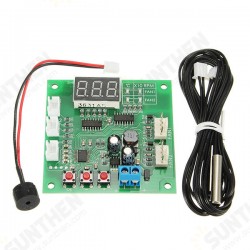 DC 12V 24V 48V 2 Way Cooling PWM 4 Wire Fan Temperature Controller Temperature Speed Display DC 12V 24V 48V 2 Way Cooling PWM 4 Wire Fan Temperature Controller Temperature Speed Display