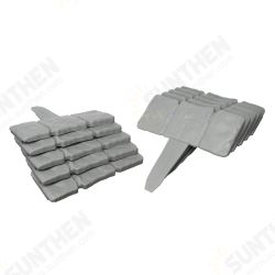 10pcs Home Garden Edging Plastic Fence Stone Effect Lawn Yard Flower Plant Border Decorations