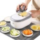 11in1 Manual Vegetable Slicer Potato Fruit Cutter Grater Stainless Steel Kitchen