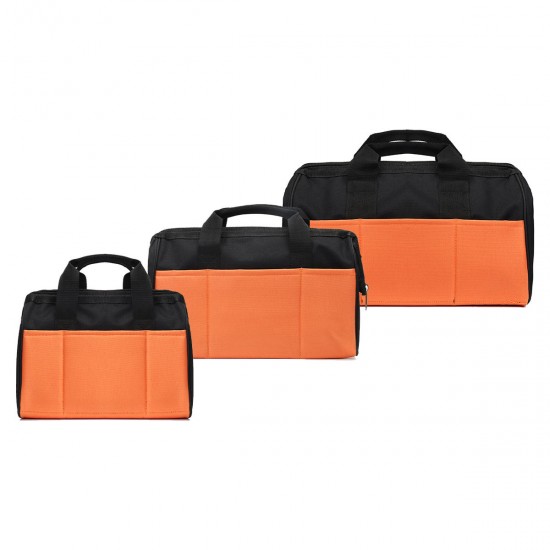 12/14/15 Inch Tool Bag Heavy Duty Storage Pouches Contractor Hardware Shoulder