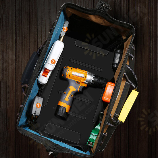 13/16/18/20inch Portable Tool Bag Electrician Bag Multifunction Repair Installation Canvas Large Thicken Tool Bag