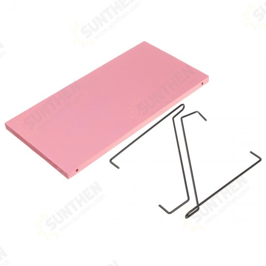 1PC Length 30CM/40CM/50CM Pink Wall Mounted Industrial Retro Assemble Wood Shelf Organization For Indoor Decorations Shelf Bracket