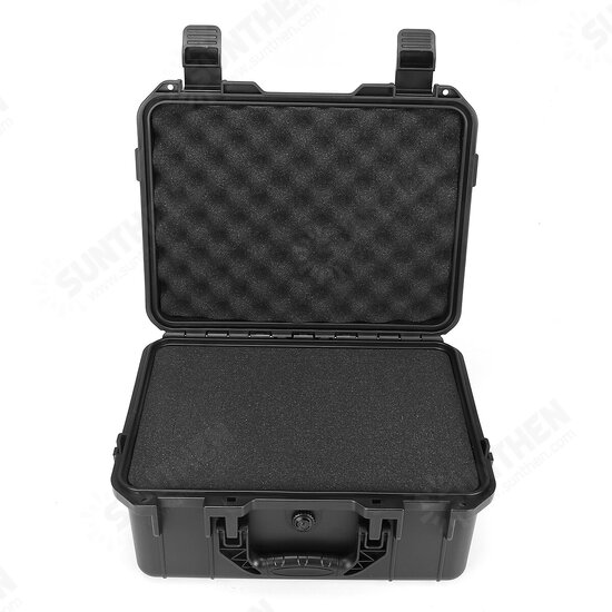 1PC Shockproof Sealed Safety Case Toolbox Airtight Waterproof Tool Box Instrument Case Dry Box with Pre-cut Foam Lockable