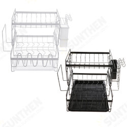 2 Tier Multifunctional Kitchen Drying Dish Rack over Sink Drainer Shelf 2 Tier Multifunctional Kitchen Drying Dish Rack over Sink Drainer Shelf