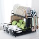 2 Tier Multifunctional Kitchen Drying Dish Rack over Sink Drainer Shelf