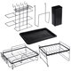 2 Tier Multifunctional Kitchen Drying Dish Rack over Sink Drainer Shelf