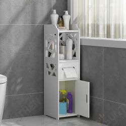 22x24x80cm Bathroom Floor Standing Storage Cabinet Washbasin Shower Corner Shelf 22x24x80cm Bathroom Floor Standing Storage Cabinet Washbasin Shower Corner Shelf