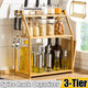 2/3 Layer Spice Rack Storage Organizer Seasoning Bottle Stand Shelf Holder