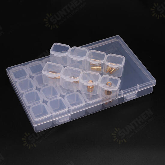 29 in 1 SMT Patch CHIP IC Component Box Disassembly Storage Box Screw Nail Mini Parts Storage Sealing Box