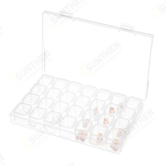 29 in 1 SMT Patch CHIP IC Component Box Disassembly Storage Box Screw Nail Mini Parts Storage Sealing Box