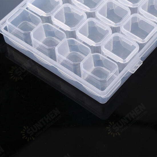 29 in 1 SMT Patch CHIP IC Component Box Disassembly Storage Box Screw Nail Mini Parts Storage Sealing Box