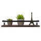 2PCS Wall Shelf Floating Wood Storage Shelf Rack Storage Kitchen Bathroom