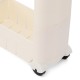 3-4-Tier Rolling Cart Mobile Storage Organizer Holder Trolley Cart Shelf Rack