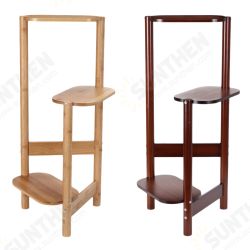 3-Tier Corner Wooden Plant Stand Garden Flower Pot Holder Display Rack Shelves 3-Tier Corner Wooden Plant Stand Garden Flower Pot Holder Display Rack Shelves