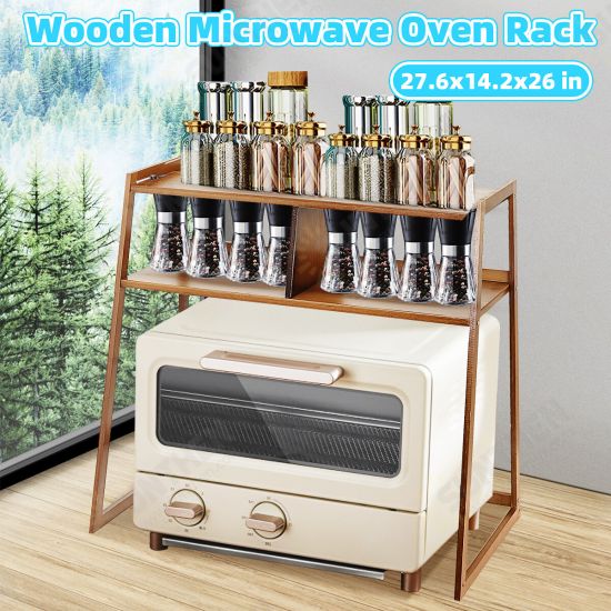 3 Tier Microwave Oven Stand Shelf Storage Rack Organizer Holder Cabinet Kitchen Tool