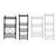 3/4 Kitchen Storage Rack Floor Multi-layer Storage Rack Household Steel Frame Basket Storage Rack Shelf