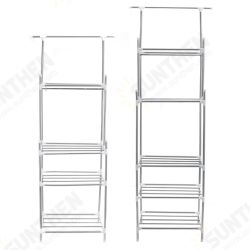 3/4 Tiers Stainless Steel Kitchen Rack Shelves Sheelf Microwave Storage Holder