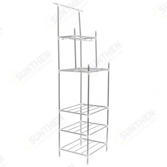 3/4 Tiers Stainless Steel Kitchen Rack Shelves Sheelf Microwave Storage Holder