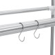 3/4 Tiers Stainless Steel Kitchen Rack Shelves Sheelf Microwave Storage Holder