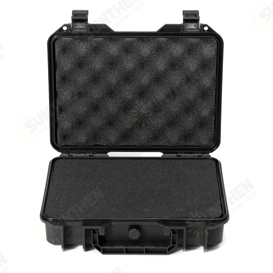 340mm Waterproof Storage Box Plastic Hard Carry Tool Case Camera With Sponge